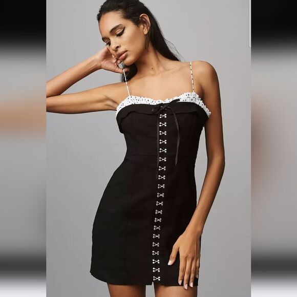 Maeve Dresses & Skirts - Elegant Black and White Women's Dress